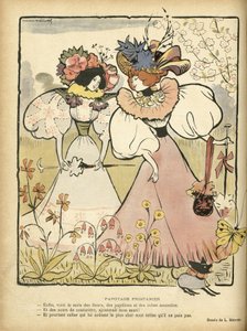 Illustration i Le Rire af Lucien Metivet