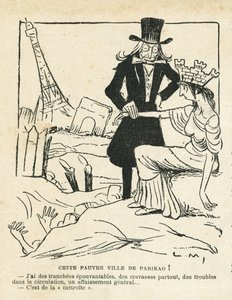 Illustration i Le Rire af Lucien Metivet