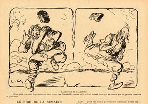 Le Rire rouge, satirisk i sort/hvid af Lucien Metivet