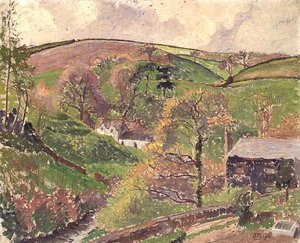 Blackpool Valley af Lucien Pissarro