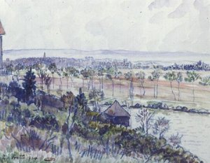 La Frette af Lucien Pissarro