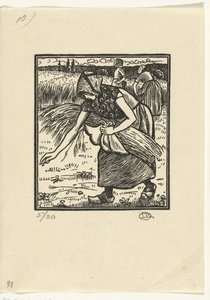 Ruth samler ører af Lucien Pissarro