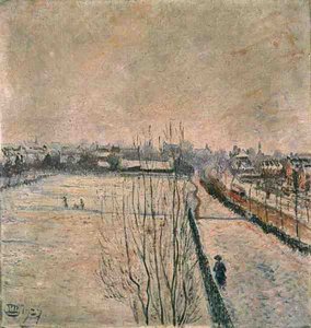 Stamford Brook, London af Lucien Pissarro