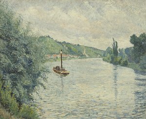 Prammen af Lucien Pissarro