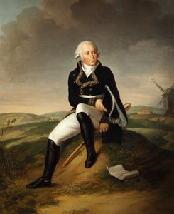 Portræt af Francois Christophe Kellerman 1735-1820 (olie på lærred) af Lucile Fouillon Vachot