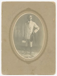 Foto af Amos Harper i skole, ca. 1910. af Lucius Harper