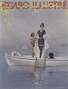 Fuldt vand til søs. Forside af Le Figaro Illustre, august 1894