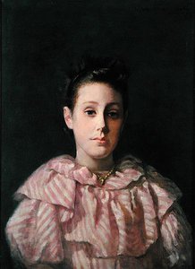 Portræt af en ung pige af Lucius Wolcott Hitchcock