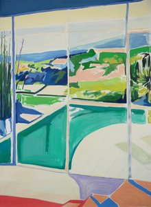 Courtyard, 2022 (olie på lærred)