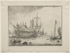 Sendes under reparation af Ludolf Backhuysen