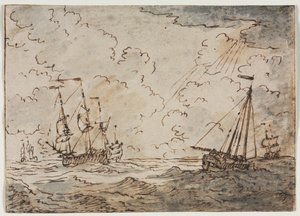 Skibe til søs, 1600-tallet.