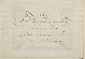 Floden IJ og havlandskaber, 1701. af Ludolf Backhuysen