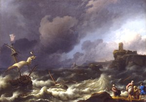 Stormen af Ludolf Backhuysen