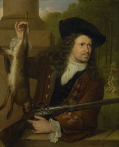 Jan de Hooghe (1650-1731). Anna de Hooghes kusine, klædt på til skydning af Ludolf Bakhuysen
