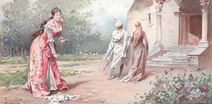 Illustration til Shakespeares Othello (chromolitho)