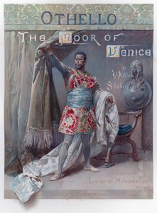 Illustration til Shakespeares Othello (chromolitho) af Ludovico Marchetti