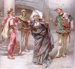 Godmorgen mine herrer, illustration fra Romeo og Julie,
