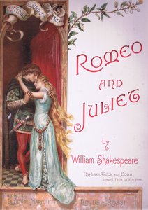 Titelblad, illustration fra Romeo og Julie,