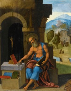 Sankt Hieronymus i kontemplation