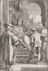 Kristus før Pilatus The Passion (serietitel) af Ludovicus Siceram