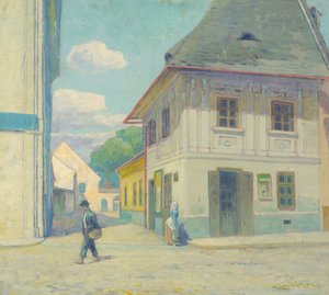 Hus på Butcher Street i Košice af Ludovit Cordak
