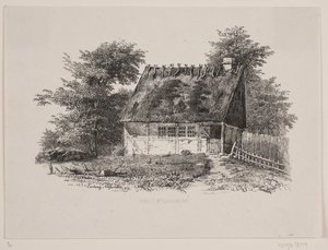 Et bondehus af Ludvig Messmann