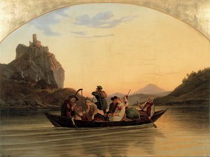 Kryds ved Schreckenstein, 1837