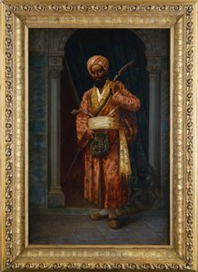 Den arabiske garde (olie på lærred)