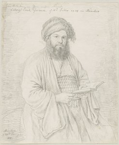 Karmelitfaderen Wolfgang Bock i orientalsk kostume