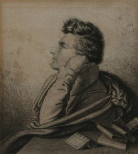 Portræt af digteren Heinrich Heine 1797-1856, 1827