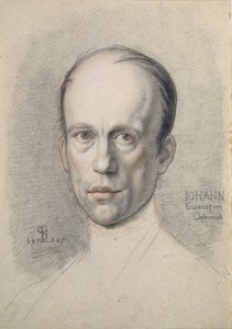 Portræt af ærkehertug John af Østrig, af Schnorr von Carolsfeld, Ludwig Ferdinand