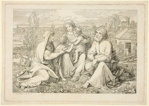 Den hellige familie af Ludwig Ferdinand Schnorr von Carolsfeld