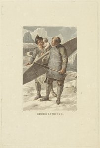 Beboere i Grønland Grønlændere (titel på objekt)
