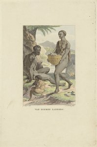 Folk i Tasmanien Van Diemen Landers (titel på objekt)