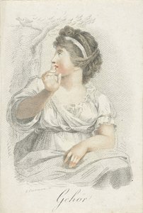 høring Høring (titel på objekt) Fem sanser repræsenteret af kvindefigurer (serietitel) Die Funf Sinne (serietitel) af Ludwig Gottlieb Portman