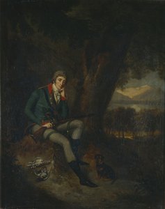 Portræt af grev Nikita Petrovich Panin 1770-1837 i jagtdragt