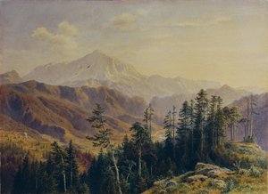 Schneeberg i Nedre Østrig set fra Gutenstein