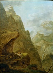 På Klausen-passet med Sennenzug af Ludwig Hess