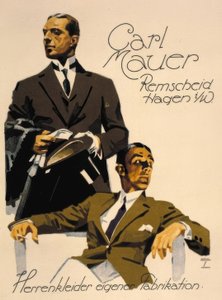 Carl Mauer / Remscheid Hage i. W. Herretøj af egen produktion af Ludwig Hohlwein