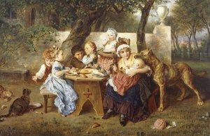 Fødselsdagsfesten, af Ludwig Knaus