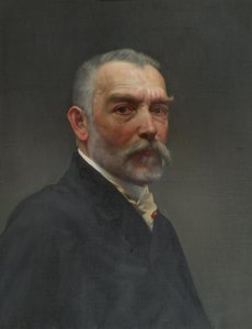 Selvportræt af Ludwig Mayer
