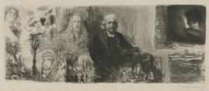 Værker af Rembrandt og Dürer i forskellige trykteknikker An die Schönheit (titel på objekt)
