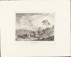 Mount Circello af Ludwig Richter