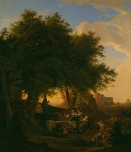 Springvandet ved Grottaferrata, 1832.