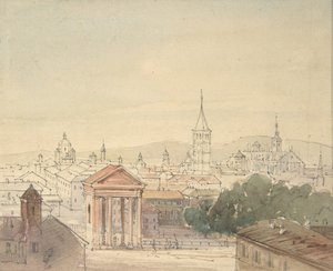 Udsigt over Milano, 1820-84.