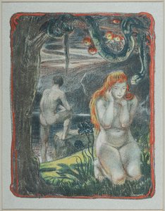 Adam og Eva af Ludwig von Hofmann