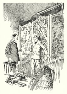 Illustration til The Picture of Dorian Gray af Oscar Wilde (litho) af Lui Trugo