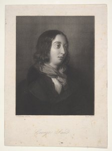 Portræt af George Sand, 1837.