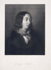 Portræt af George Sand, udg. 1837 (gravering)