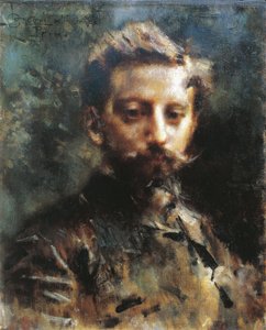Portræt af Primo Levi, ca. 1880 (olie på lærred)